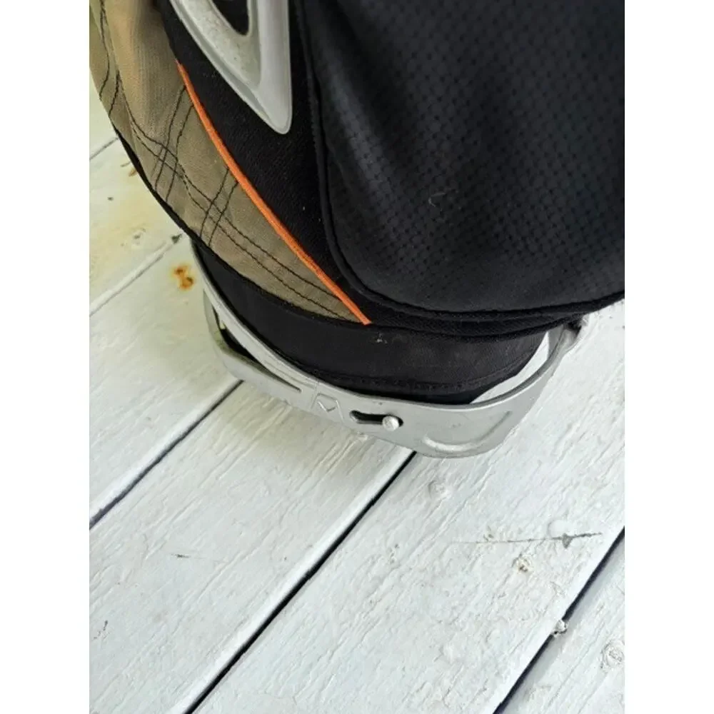 Callaway Golf Stand Bag Black Grey Orange 8 Pocket Dual Strap Stand Legs Tested*